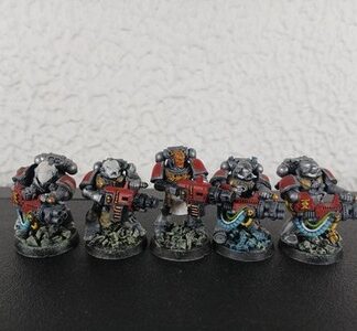 Purgation Painted Squad of 5x,4x Metal Grey Knights Space Marines Warhammer