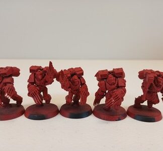 Vanguard Veterans Primed Squad of 5x Blood Angels Space Marines Warhammer 40K