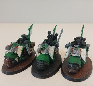 Ravenwing Knights Primed Squad of 3x Dark Angels Space Marines Warhammer 40K GW