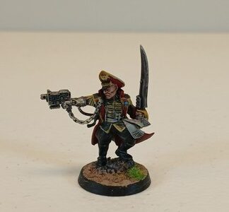 Commisar Painted Astra Militarum Warhammer 40K Games Workshop