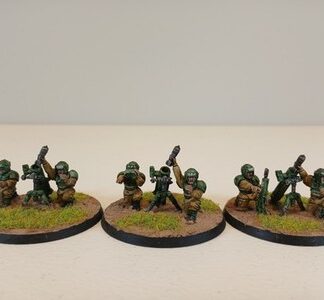 Heavy Weapons Painted Squad of 3x Astra Militarum Warhammer 40K Games Workshop