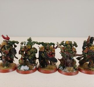 Plague Marines Painted Squad of 5x Deathguard Chaos Space Marines Warhammer 40K
