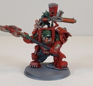 Warboss in Mega Armor Painted Orks Xenos Warhammer 40K Games Workshop