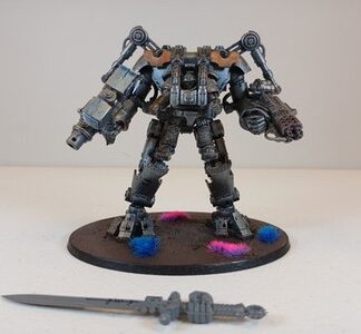 Nemesis Dreadknight Painted Grey Knights Space Marines Warhammer 40K GW