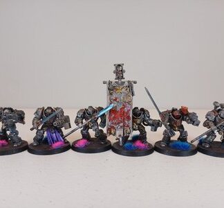 Brotherhood Terminators Painted Squad of 6x Grey Knights Space Marines Warhammer