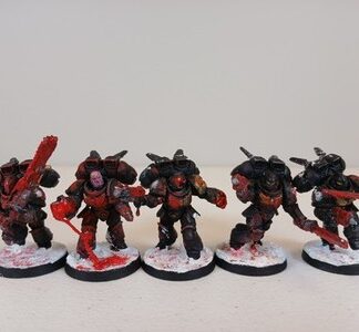 Jump Pack Intercessor Painted Squad of 5x Death Company Blood Angels Warhammer