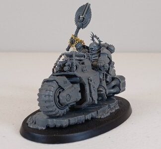 Chaplain on Bike Space Marines Ultramarines Warhammer 40K GW