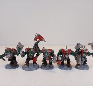 Nobz Painted Magnet Squad of 5x Orks Xenos Warhammer 40K Games Workshop
