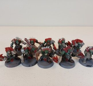 Beast Snagga Boyz Painted Magnet Squad of 10x Orks Warhammer 40K Games Workshop
