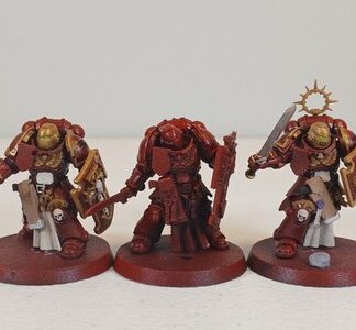 Bladeguard Veterans Painted Squad of 3x Blood Angels Space Marines Warhammer 40K