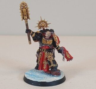 Chaplain Painted Blood Angels Space Marines Warhammer 40K Games Workshop