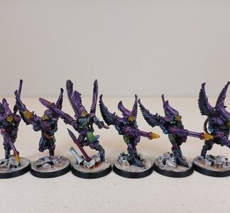 Swooping Hawks Painted Metal Squad of 6x Eldar Aeldari Warhammer 40K GW