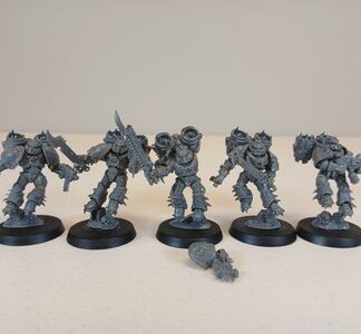 Raptors Squad of 5x Chaos Space Marines Warhammer 40K Games Workshop