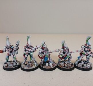 Fire Dragons Painted Metal Squad of 5x Eldar Aeldari Warhammer 40K Games Worksho
