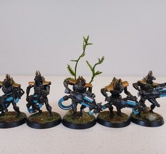 Immortals Painted Magnet Squad of 5x Necrons Warhammer 40K Games Workshop