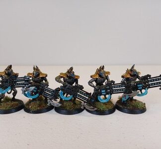 Immortals Painted Magnet Squad of 5x Necrons Warhammer 40K Games Workshop