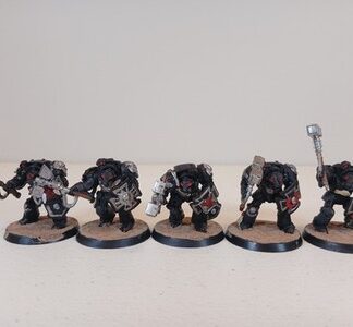 Terminator Painted Squad of 5x Dark Angels Space Marines Warhammer 40K GW