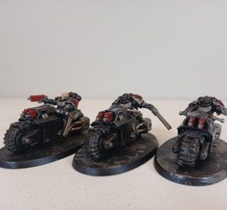 Outriders Painted Squad of 3x Dark Angels Space Marines Warhammer 40K GW