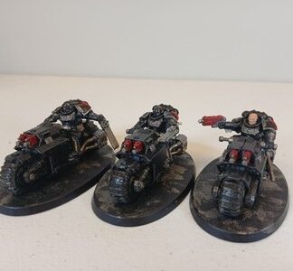 Outriders Painted Squad of 3x Dark Angels Space Marines Warhammer 40K GW