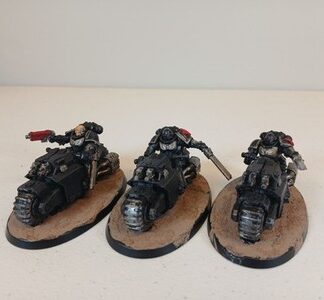 Outriders Painted Squad of 3x Dark Angels Space Marines Warhammer 40K GW