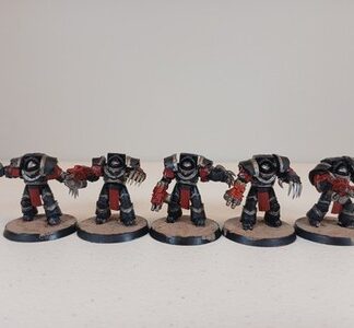 Cataphractii Terminators Painted Squad of 5x Dark Angels Space Marines Warhammer