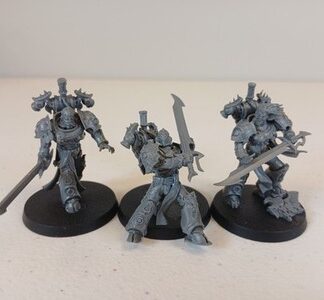 Flawless Blades Squad of 3x Chaos Space Marines Warhammer 40K Games Workshop