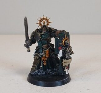 Captain With Relic Shield Painted Dark Angels Space Marines Warhammer 40K GW