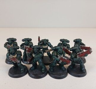 Intercessors Painted Squad of 9x Dark Angels Space Marines Warhammer 40K GW