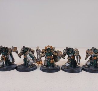 Deathwing Terminators Painted Squad of 5x Dark Angels Space Marines Warhammer
