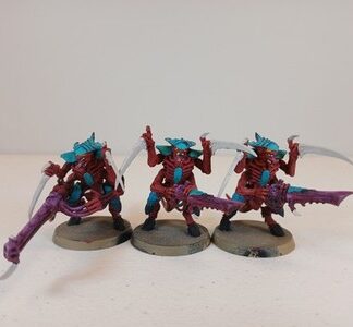 Warrior Painted Squad of 3x Tyranids Xenos Warhammer 40K Games Workshop