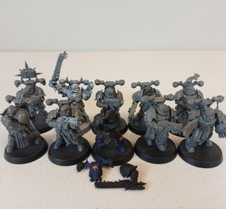 Legionnaires Squad of 10x Chaos Space Marines Warhammer 40K GW