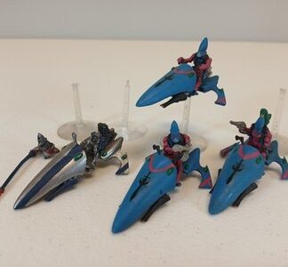Jetbike Painted Squad of 4x Eldar Aeldari Warhammer 40K Games Workshop