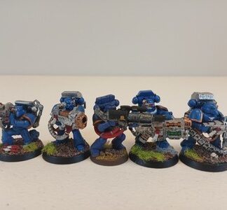Devestators Painted Squad of 5x Ultramarines Space Marines Warhammer 40K GW