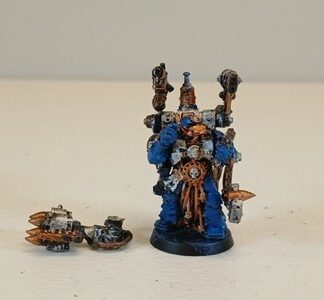 Techmarine Painted Metal Ultramarines Space Marines Warhammer 40K Games Workshop