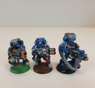 Devestators Painted Squad of 3x Ultramarines Space Marines Warhammer 40K GW