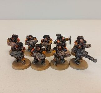 Hearthkyn Warriors Painted Magnet Squad of 9x Leagues of Votann Warhammer 40K