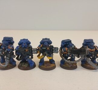 Devestators Painted Squad of 5x Ultramarines Space Marines Warhammer 40K GW