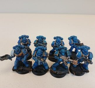 Tactical Marine Painted Squad of 8x Ultramarines Space Marines Warhammer 40K GW