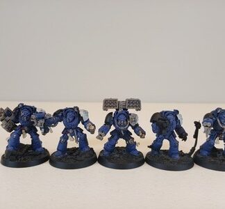 Terminator Primed Squad of 5x Ultramarines Space Marines Warhammer 40K GW