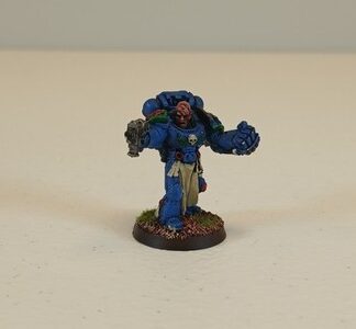 Captain with Power Fist Painted Metal Ultramarines Space Marines Warhammer 40K
