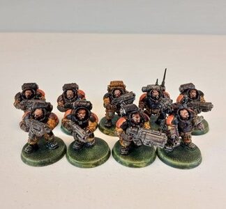 Hearthkyn Warriors Painted Magnet Squad of 9x Leagues of Votann Warhammer 40K