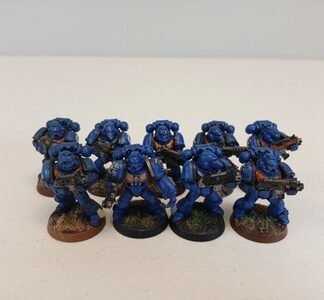 Tactical Marine Painted Squad of 9x Ultramarines Space Marines Warhammer 40K GW