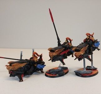 Vertus Praetors Painted Squad of 3x Adeptus Custodes Warhammer 40K GW