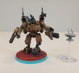 Commander in Enforcer Battlesuit Painted Tau Empire Warhammer 40K Games Workshop