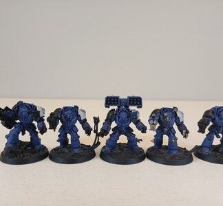 Terminator Primed Squad of 5x Ultramarines Space Marines Warhammer 40K GW