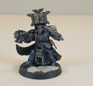 Librarian in Terminator Armor Painted Space Marines Ultramarines Warhammer 40K