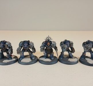 Terminator Painted Squad of 5x Ultramarines Space Marines Warhammer 40K GW
