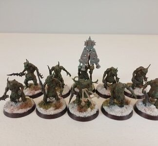 Plaguebearers Painted Squad of 10x Chaos Demons Maggotkin Warhammer 40K AOS GW