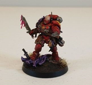 Lieutenant with Combi Weapon Painted Blood Angels Space Marines Warhammer
