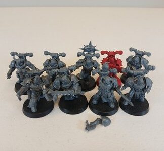 Legionnaires Squad of 9x Chaos Space Marines Warhammer 40K GW
